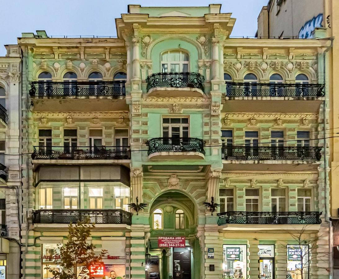 קייב Rv Old City Apartment Velyka Vasylkivska 28,Self Check-In 24Х7 מראה חיצוני תמונה